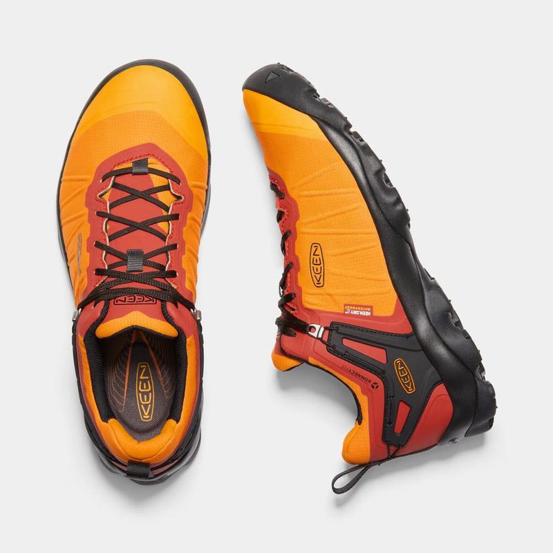 Keen Venture Waterproof - Erkek Trekking Ayakkabısı - Turuncu/Siyah - Türkiye (154027EBR)